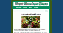 Desktop Screenshot of bestgardensites.net