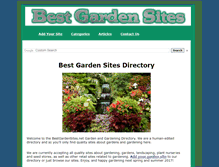 Tablet Screenshot of bestgardensites.net